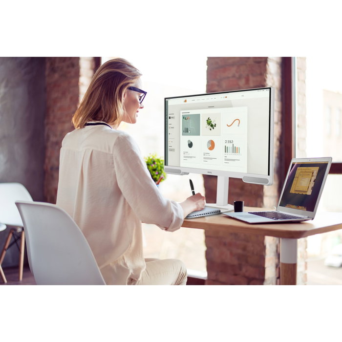 BenQ EW2790U Monitor 27 pulg. 4K UHD IPS Blanco