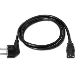 Aisens Cable de Alimentación PC CEE7-M a C13-H Negro 1.5 m - 1500W, Conductor Cobre AWG18
