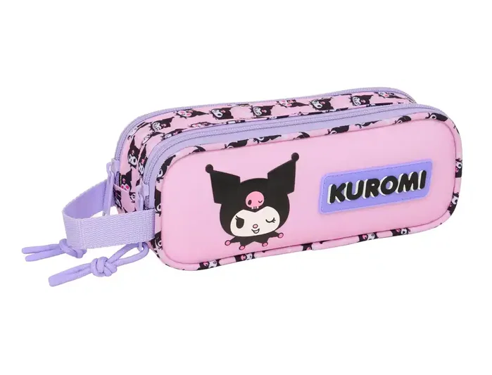 Safta Portatodo Doble Kuromi Hello Kitty
