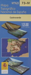 IGN.INSTITUTO GEOGRAFICO NAC. MTN 25. Hoja 73-IV, Castroverde - (73-IV).MAPA TOPOGRAFICO CASTROVERDE (1:25.000)