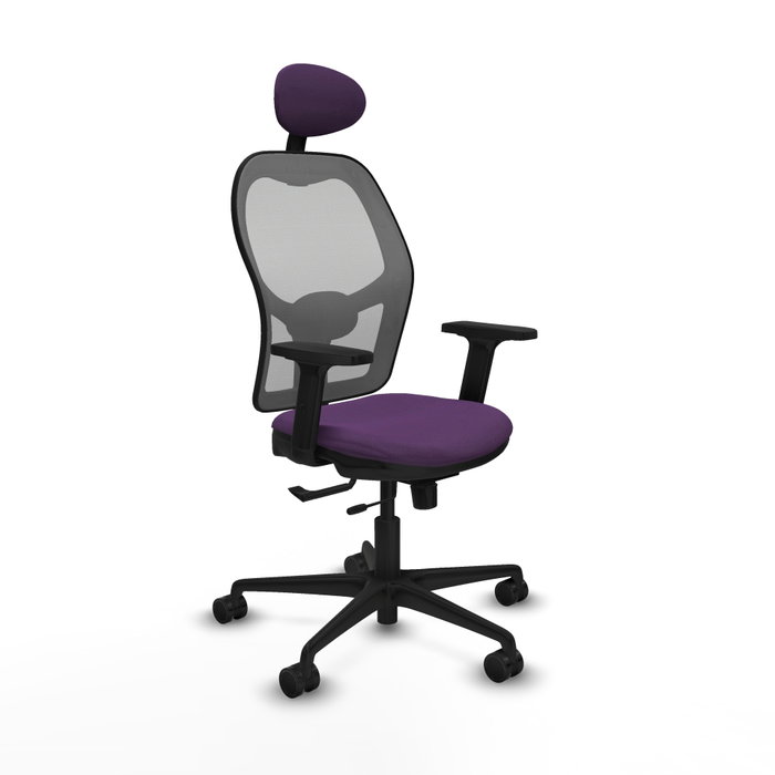 PIQUERAS Y CRESPO Silla de oficina Jorquera con mecanismo Sincro/Traslack Morado y Gris PIQUERAS Y CRESPO Silla de oficina Jorquera con mecanismo Sincro/Traslack Morado y Gris