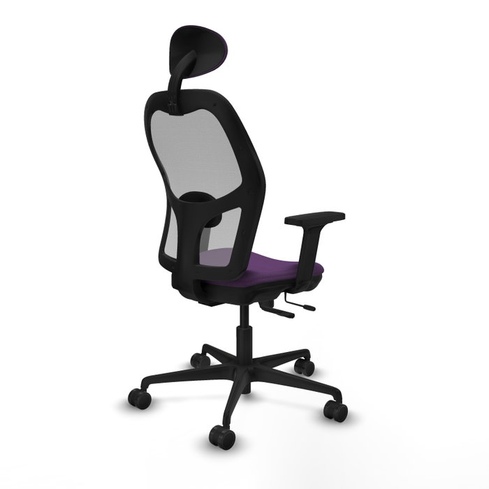 PIQUERAS Y CRESPO Silla de oficina Jorquera con mecanismo Sincro/Traslack Morado y Gris PIQUERAS Y CRESPO Silla de oficina Jorquera con mecanismo Sincro/Traslack Morado y Gris