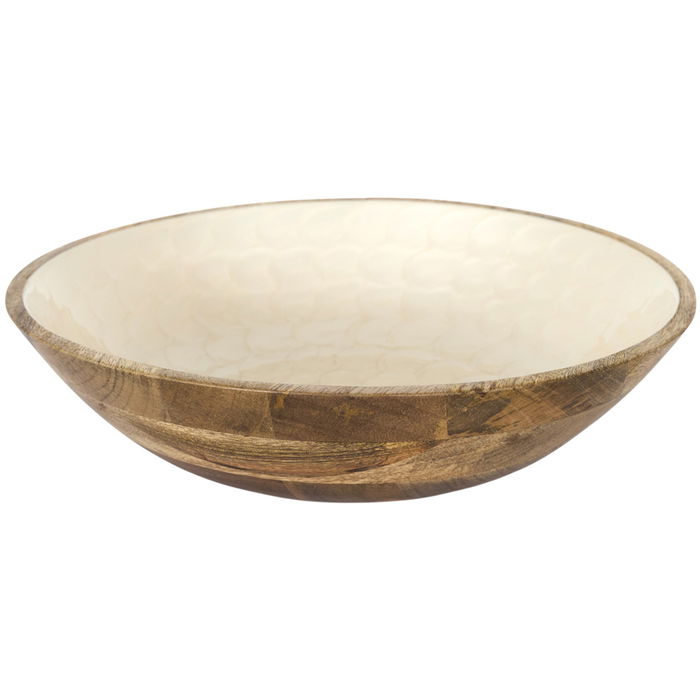 Home Deco Factory Ensaladera Mango Diámetro 33 cm Colección Natural - Nerina Home Deco Factory Ensaladera Mango Diámetro 33 cm Colección Natural - Nerina