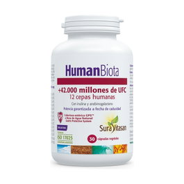 Sura Vitasan Human Biota 30 Cápsulas Vegetales