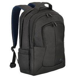 Rivacase 8460 Mochila para Portátil hasta 17.3", Negro, Poliéster, Resistente al Polvo y Rayones, 717 g