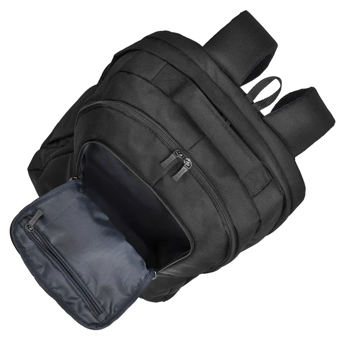 Rivacase 8460 Mochila para Portátil hasta 17.3", Negro, Poliéster, Resistente al Polvo y Rayones, 717 g
