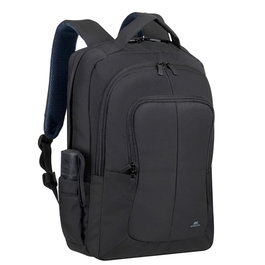 Rivacase 8460 Mochila para Portátil hasta 17.3", Negro, Poliéster, Resistente al Polvo y Rayones, 717 g
