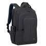 Rivacase 8460 Mochila para Portátil hasta 17.3", Negro, Poliéster, Resistente al Polvo y Rayones, 717 g