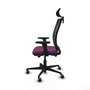 PIQUERAS Y CRESPO Silla de oficina Haches con mecanismo Sincro/Traslack Morado y Negro