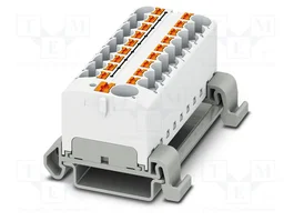PHOENIX CONTACT PTFIX 10/18X4-NS35A WH Conector de carril de 19 bornas