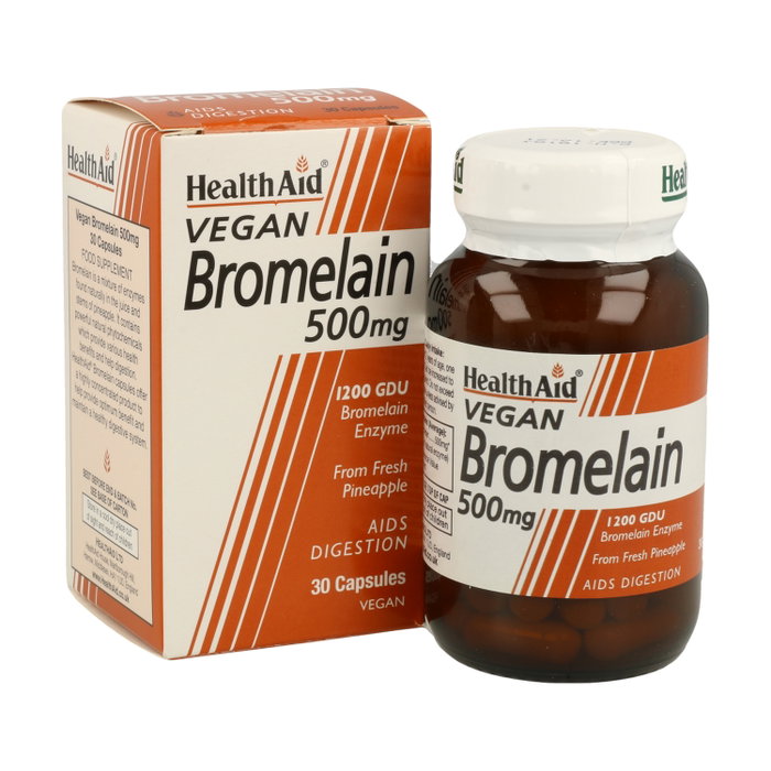 Health Aid Bromelina 500 mg 30 cápsulas