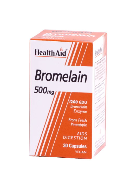 HEALTH AID Bromelina 500 mg 30 cápsulas
