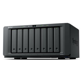 Synology DS1825+ - 8-Bay NAS DiskStation, Procesador AMD Ryzen Embedded V1500B 4 núcleos, 8 GB DDR4 ECC (Ampliable a 32 GB), 2x 2.5GbE, Sin Unidades