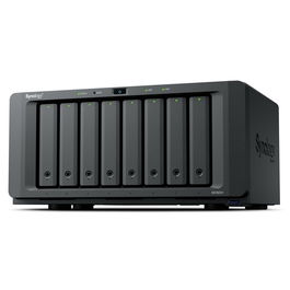Synology DS1825+ - 8-Bay NAS DiskStation, Procesador AMD Ryzen Embedded V1500B 4 núcleos, 8 GB DDR4 ECC (Ampliable a 32 GB), 2x 2.5GbE, Sin Unidades