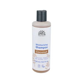 URTEKRAM Champú Coco 250Ml Eco Vegan - Hidratación para Cabello Normal - Certificado Cosmos Organic