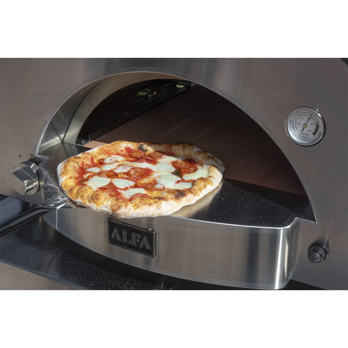 Alfa Forni Classico 2 Pizze Hybrid Grey Horno para pizza