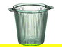 Leknes Champañera Rayas Verde 2.2L 21x17x16 cm Plástico (Set de 12)