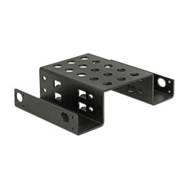 DeLOCK Einbaurahmen 2 x 2.5 pulg. a 5.25 pulg. Negro