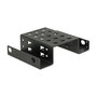 DeLOCK Einbaurahmen 2 x 2.5 pulg. a 5.25 pulg. Negro