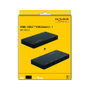 DeLOCK Conmutador HDMI / USB-C KVM 4K 60 Hz con USB 2.0, 3840 x 2160 Pixeles, Negro