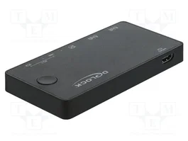DeLOCK Conmutador KVM HDMI / USB-C™ 4K 60 Hz con USB 2.0