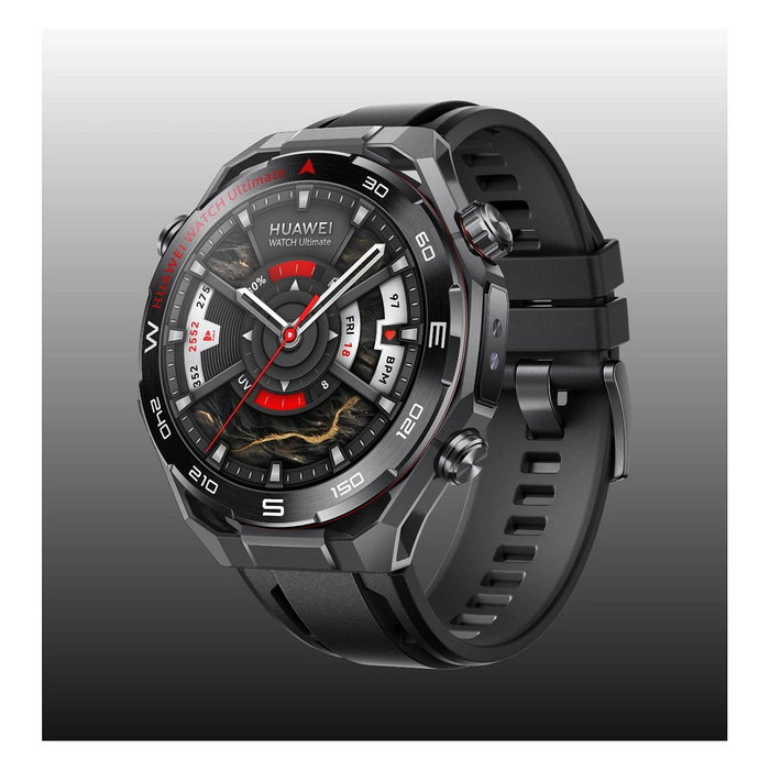 HUAWEI Watch Ultimate 2 March-B19 Smartwatch 1.5" LTPO Negro con Correa de Fluoroelastómero, GPS, Wifi, IP69, Resistente Agua 20 ATM, 80.5 g