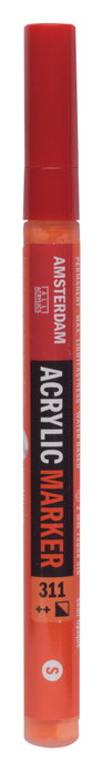 Amsterdam Marker Acrílica Bermellón 311 punta 2 mm Amsterdam Marker Acrílica Bermellón 311 punta 2 mm