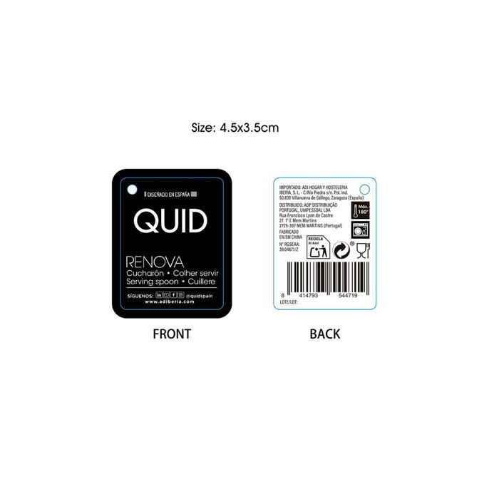 Cucharón Renova Quid 32x6x4 cm (12 Unidades)