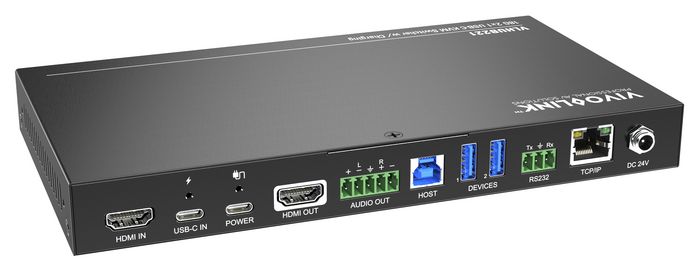 Vivolink HUB + Conmutador 2x1 Sala de Reuniones 4K HDMI USB-C USB3.0 CEC Vivolink HUB + Conmutador 2x1 Sala de Reuniones 4K HDMI USB-C USB3.0 CEC