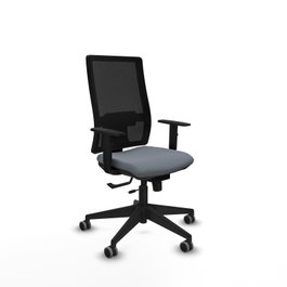 PIQUERAS Y CRESPO Silla de oficina Horna Sincro/Traslack Gris/Negro