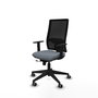 PIQUERAS Y CRESPO Silla de oficina Horna Sincro/Traslack Gris/Negro