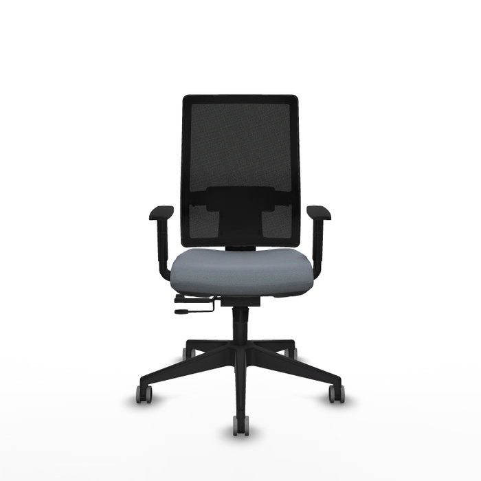 PIQUERAS Y CRESPO Silla de oficina Horna Sincro/Traslack Gris/Negro
