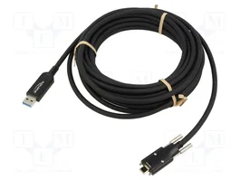 DeLOCK Cable óptico activo USB 10 Gbps Tipo-A a USB Type-C™ con tornillos, 7,5 m
