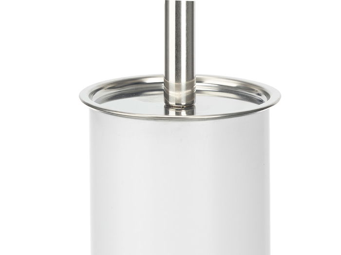Berilo Escobillero Acero Blanco 9.8 x 9.8 x 26.8 cm (Set de 12)