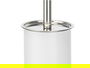 Berilo Escobillero Acero Blanco 9.8 x 9.8 x 26.8 cm (Set de 12)