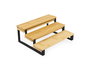 Inde Set de 2 Estantes para Cocina Color Negro, 12 Piezas