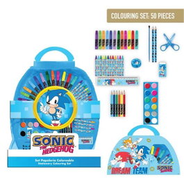 Cerdá Set Coloreable Sonic 50 Piezas