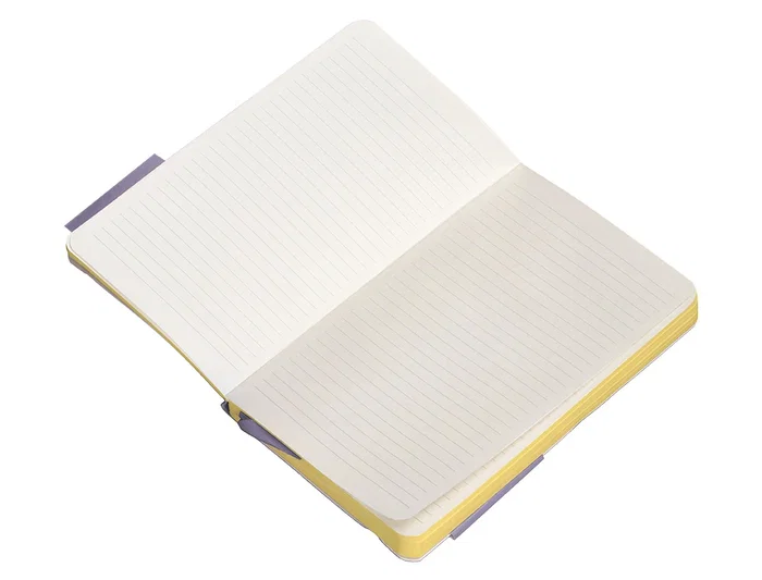 Antartik Cuaderno Antartik Notes tapa blanda A6 rayas morado y amarillo 100 hojas 80 gr FSC