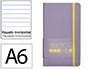 Antartik Cuaderno Antartik Notes tapa blanda A6 rayas morado y amarillo 100 hojas 80 gr FSC