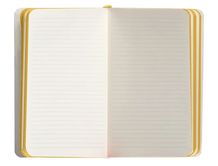 Antartik Cuaderno Antartik Notes tapa blanda A6 rayas morado y amarillo 100 hojas 80 gr FSC