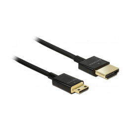 DeLOCK Cable HDMI a HDMI Mini-C 3D 4K 1,5 m Slim