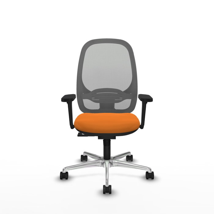 PIQUERAS Y CRESPO Silla de oficina Cilanco Naranja y Gris