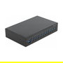 DeLOCK Hub Industrial 10" (25.4cm) 10x USB 3.2 Gen 1 Tipo-A, con Alimentación AC, 5 Gbps, Plug & Play, Color Negro