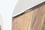 DKD Home Decor Buffet de Madera de Mango Reciclada Blanco
