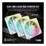 Corsair iCUE LINK LX120 RGB Pack de 3 Ventiladores 120mm Blanco
