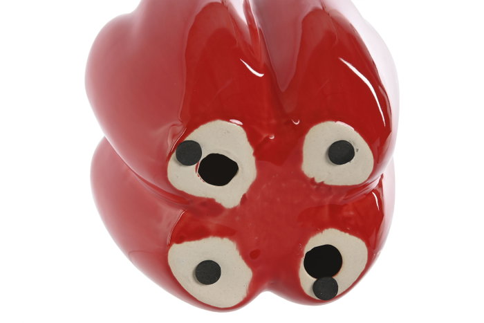 DKD Home Decor Figura Gres Pimiento Surtido de 2 Unidades