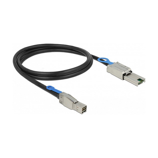DeLOCK 83734 Cable Mini SAS HD SFF-8644 a Mini SAS SFF-8088, 1 m, Negro DeLOCK 83734 Cable Mini SAS HD SFF-8644 a Mini SAS SFF-8088, 1 m, Negro
