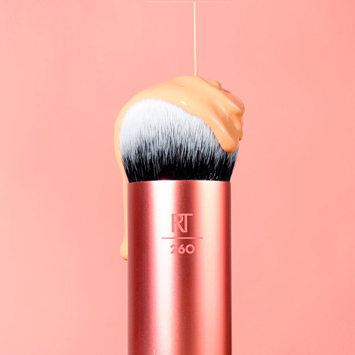 Real Techniques Bubble Blending Brush 1 u | Brocha de Maquillaje para Difuminar y Aplicar Base, Corrector o Iluminador