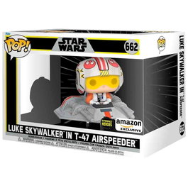FUNKO Figura POP Rides Star Wars Luke Skywalker en T-47 Airspeeder Exclusive