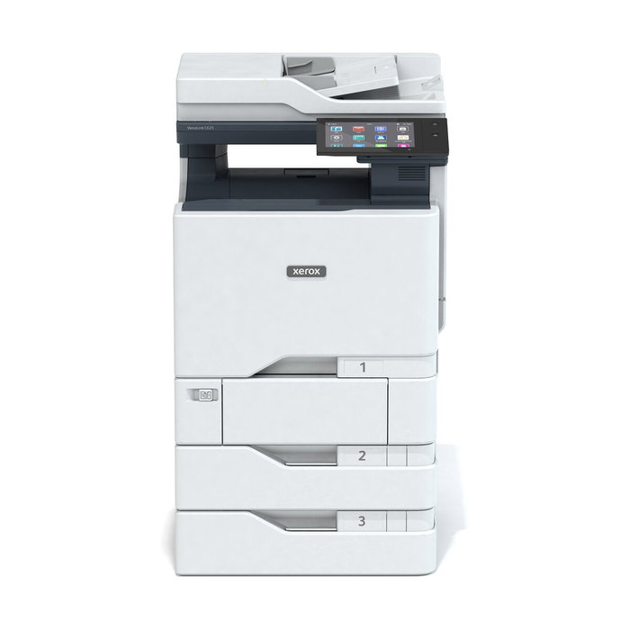 Xerox versalink c625 a4 50 ppm copia/impresión/escaneado/fax a doble cara ps3 pcl5e/6 2 bandejas 650 hojas